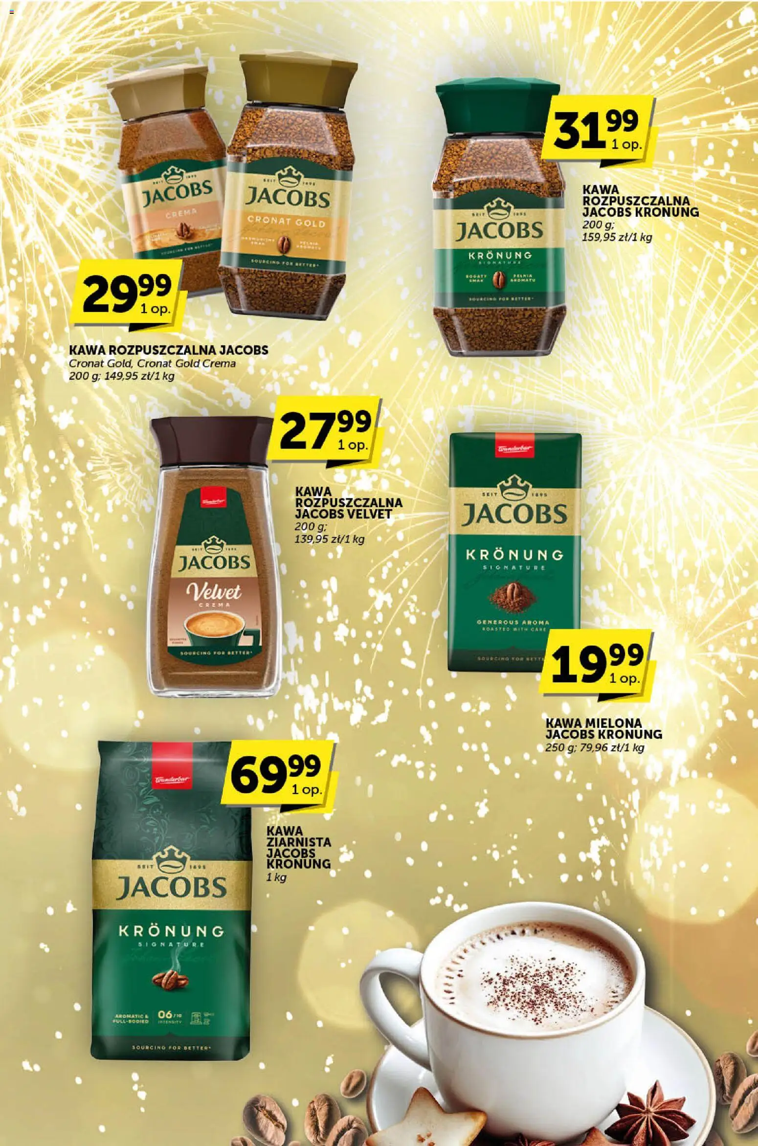 ABC Gazetka - Katalog od 27.12.2025 | Strona: 19 | Produkty: Kawa ziarnista, Kawa rozpuszczalna, Kawa