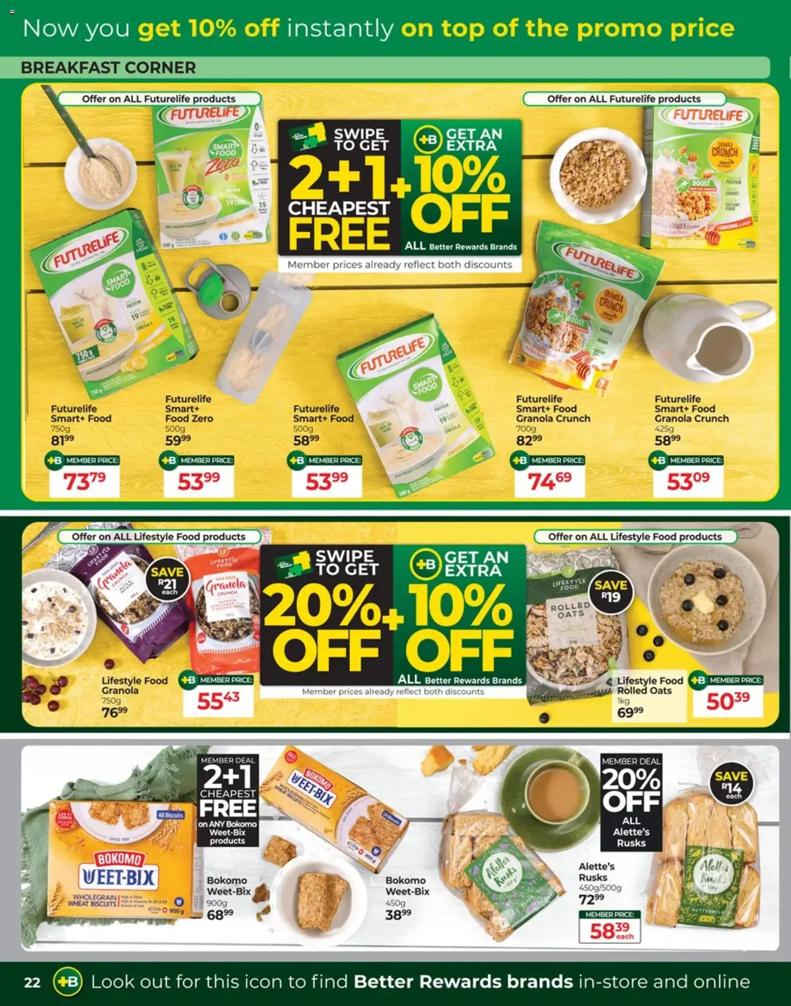 New Dis-Chem catalogue – valid from 13.01.2026 | Page: 22 | Products: Oats, Biscuits, Rusks