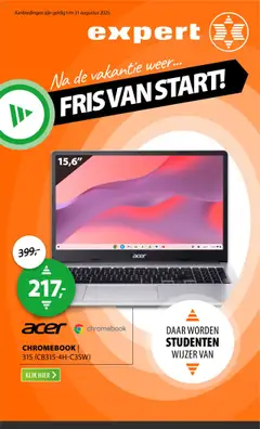 Expert - Folder - Voorbeeld van een folder van Expert, geldig van 25.08.2025