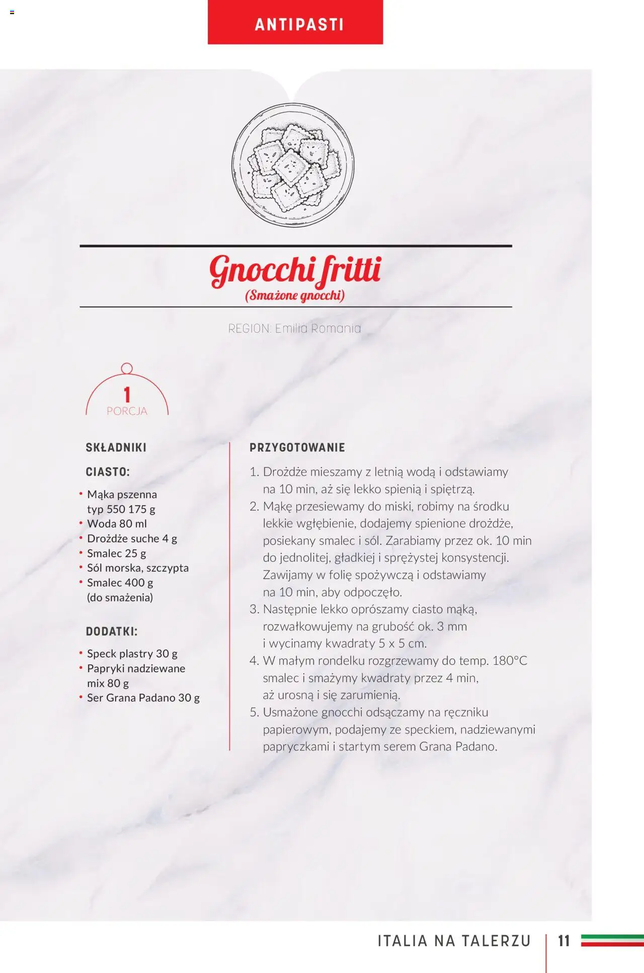 Makro Gazetka - Ebook kuchnia włoska od 16.05.2023 | Strona: 11 | Produkty: Ser, Woda, Sól