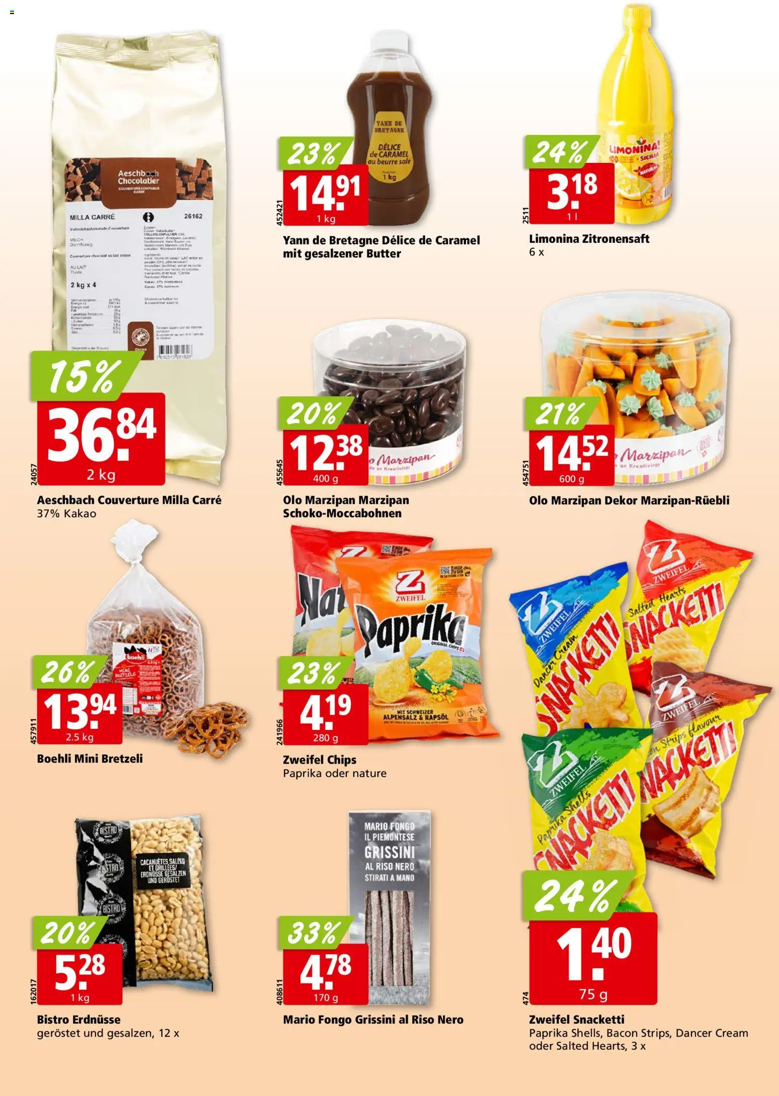 Aligro Aktionen – gültig ab 10.11.2025 | Seite: 20 | Produkte: Erdnüsse, Rapsöl, Butter, Chips