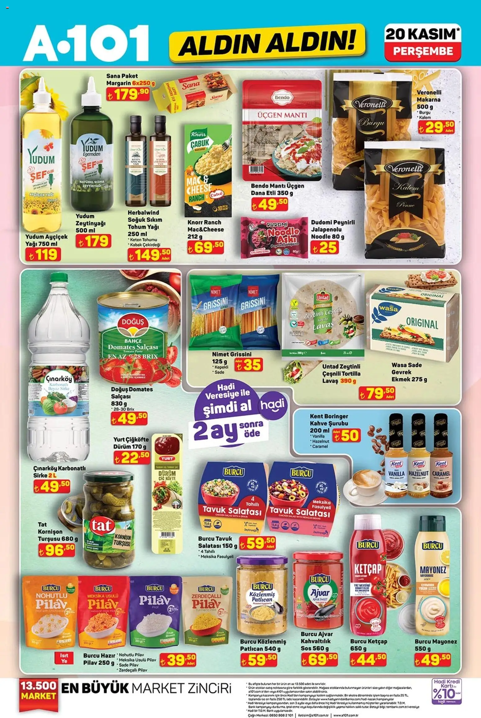 A101 Katalog Aldın Aldın - 20.11.2025 tarihinden itibaren geçerlidir | Sayfa: 1