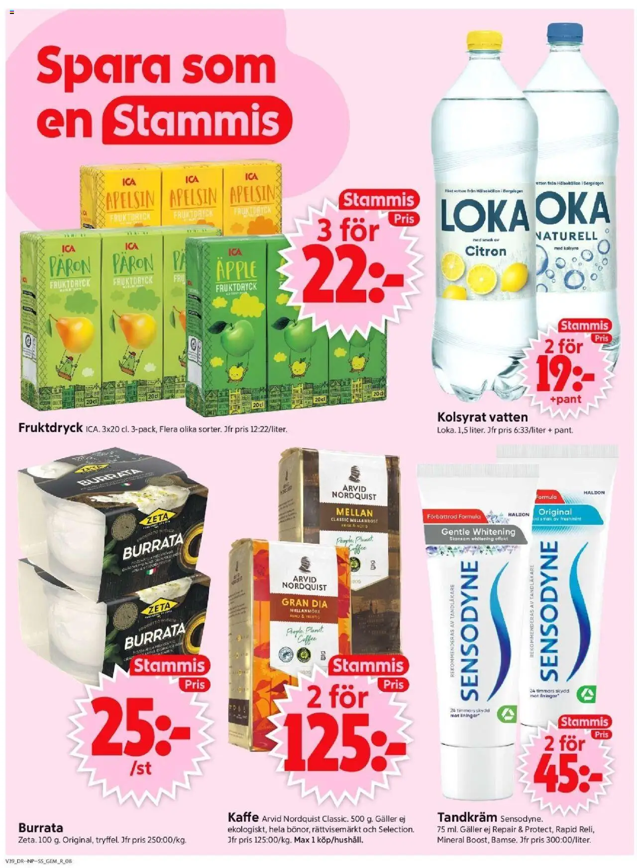 ICA Supermarket reklamblad aktuell från 22.09.2025 | Sida: 10 | Produkter: Loka, Kaffe, Äpple, Citron