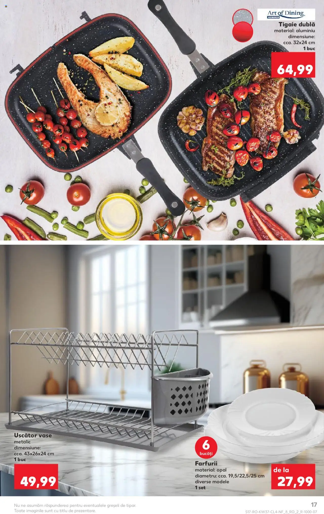 Noul catalog Kaufland – valabil de la 10.09.2025 | Pagină: 17 | Produse: Uscător, Tigaie