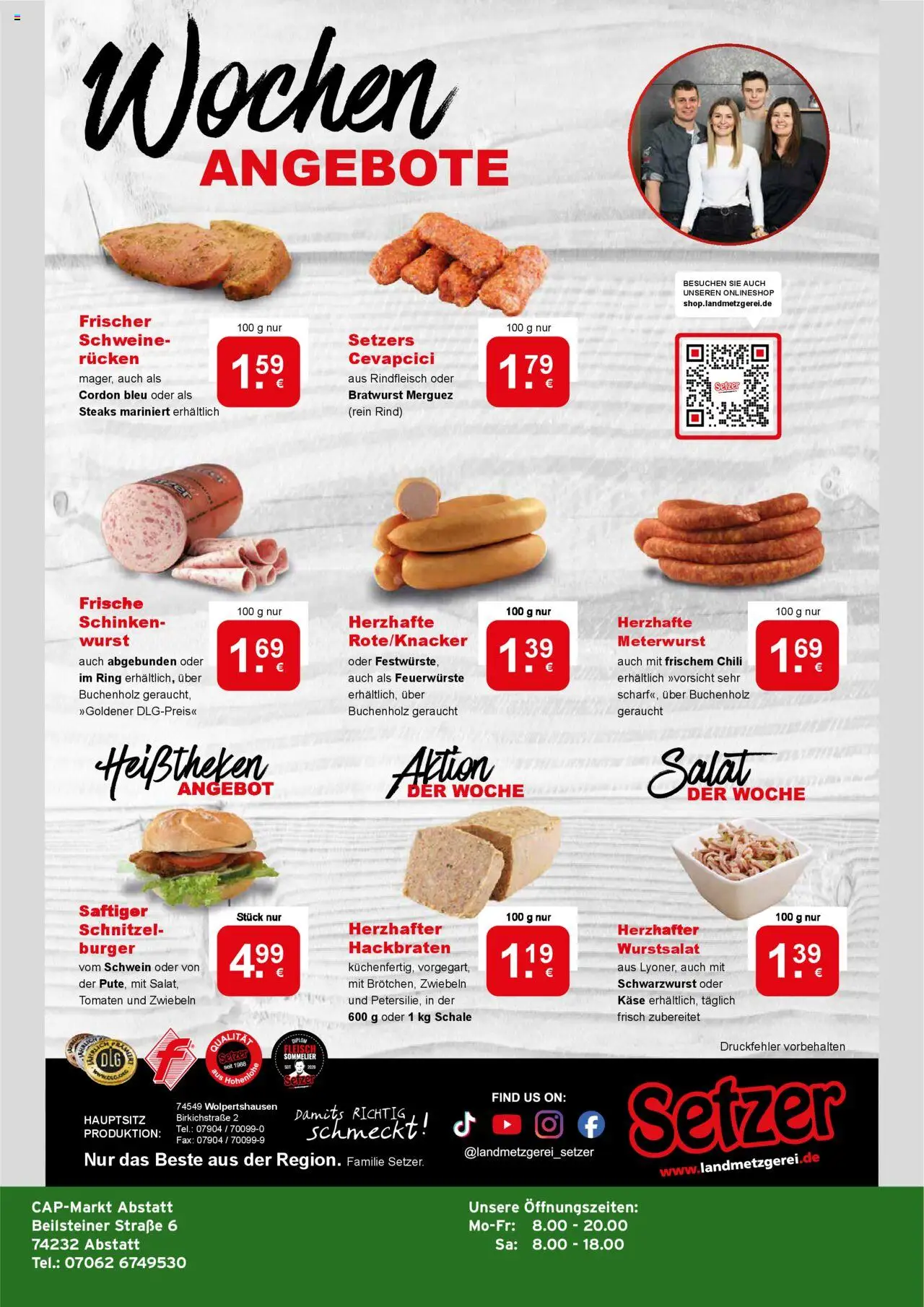 CAP Markt Prospekt - gültig ab dem 04.08.2025 | Seite: 4 | Produkte: Cevapcici, Burger, Schnitzel, Fleisch