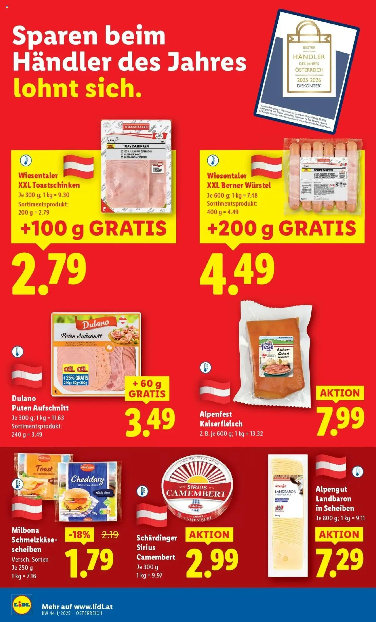 Lidl Flugblatt - Wien, Langenzersdorf, Zwettl ab 23.10.2025 - Angebote ab donnerstag | Seite: 42