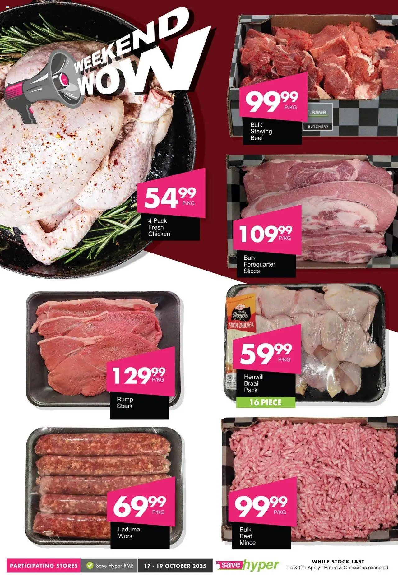 New Save catalogue – valid from 17.10.2025 | Page: 8 | Products: Steak, Chicken, Beef, Stock