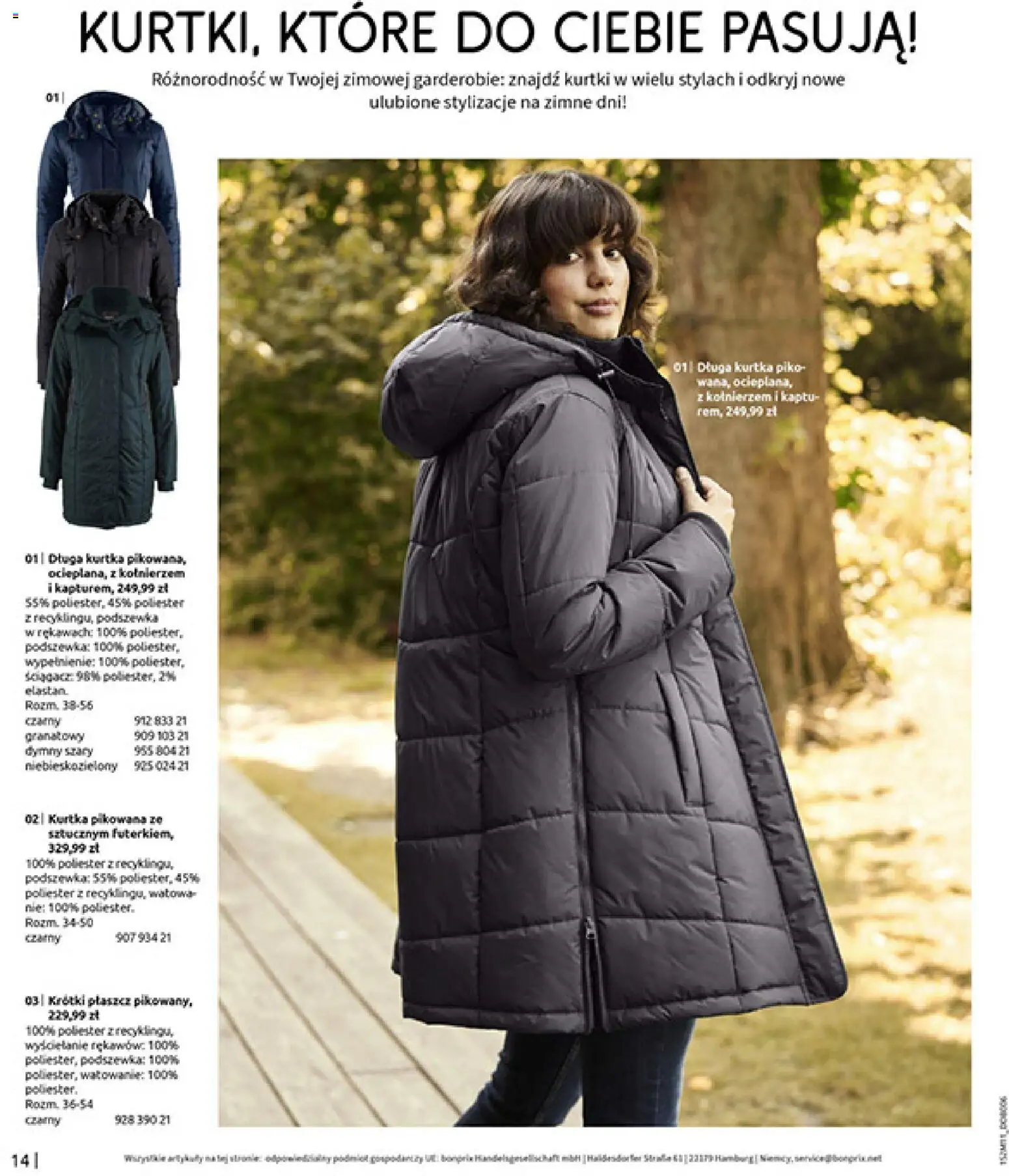 BonPrix Katalog - Na Listę Życzeń od 15.12.2025 | Strona: 16 | Produkty: Kurtka, Płaszcz