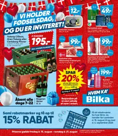 Eksempel på tilbudsavis Bilka - Tilbudsavis fra butik Bilka gyldig fra 15.08.2025