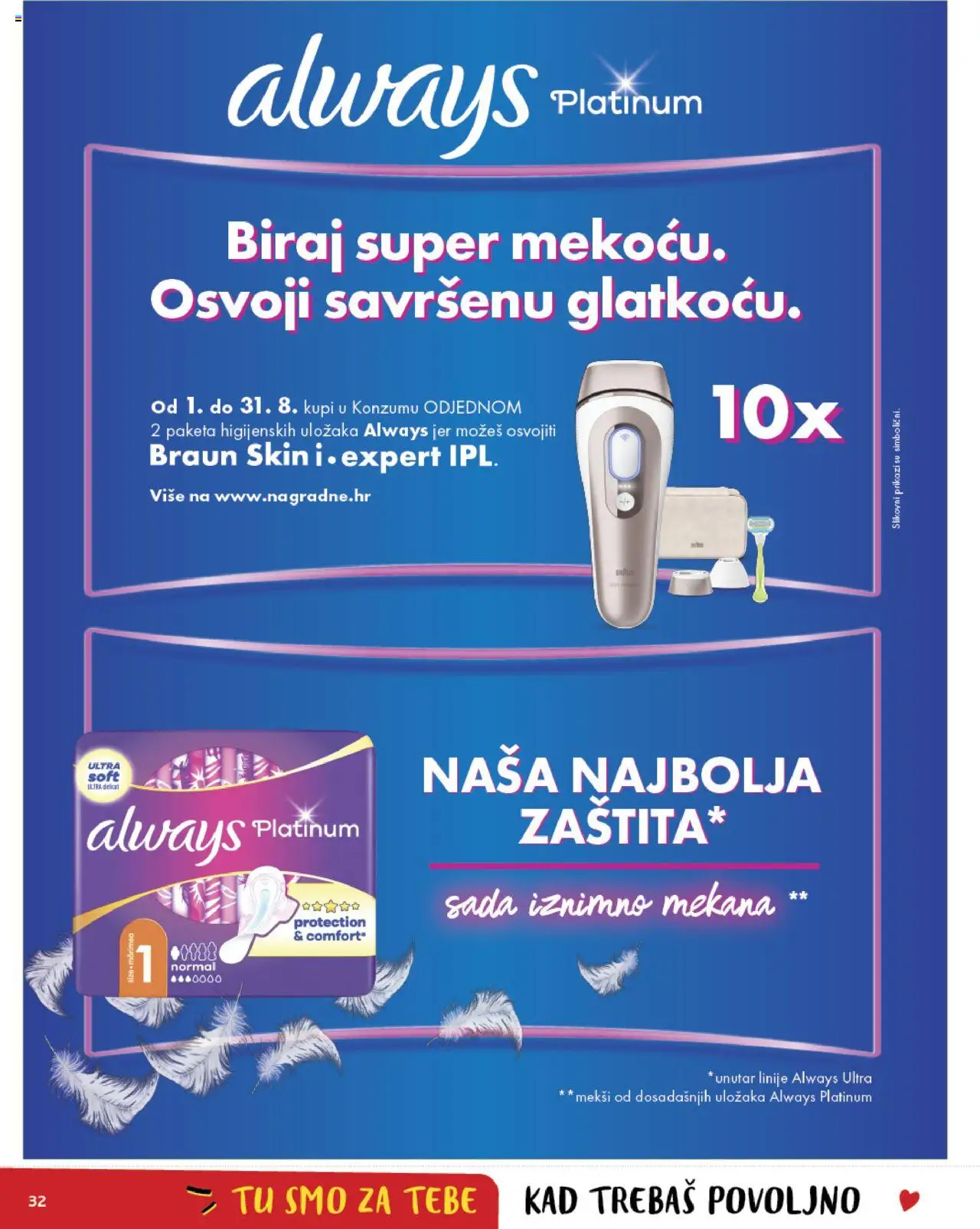 Konzum HR akciós ujság - amely érvényes a következő dátumtól: 06.08.2025 | Oldal: 32