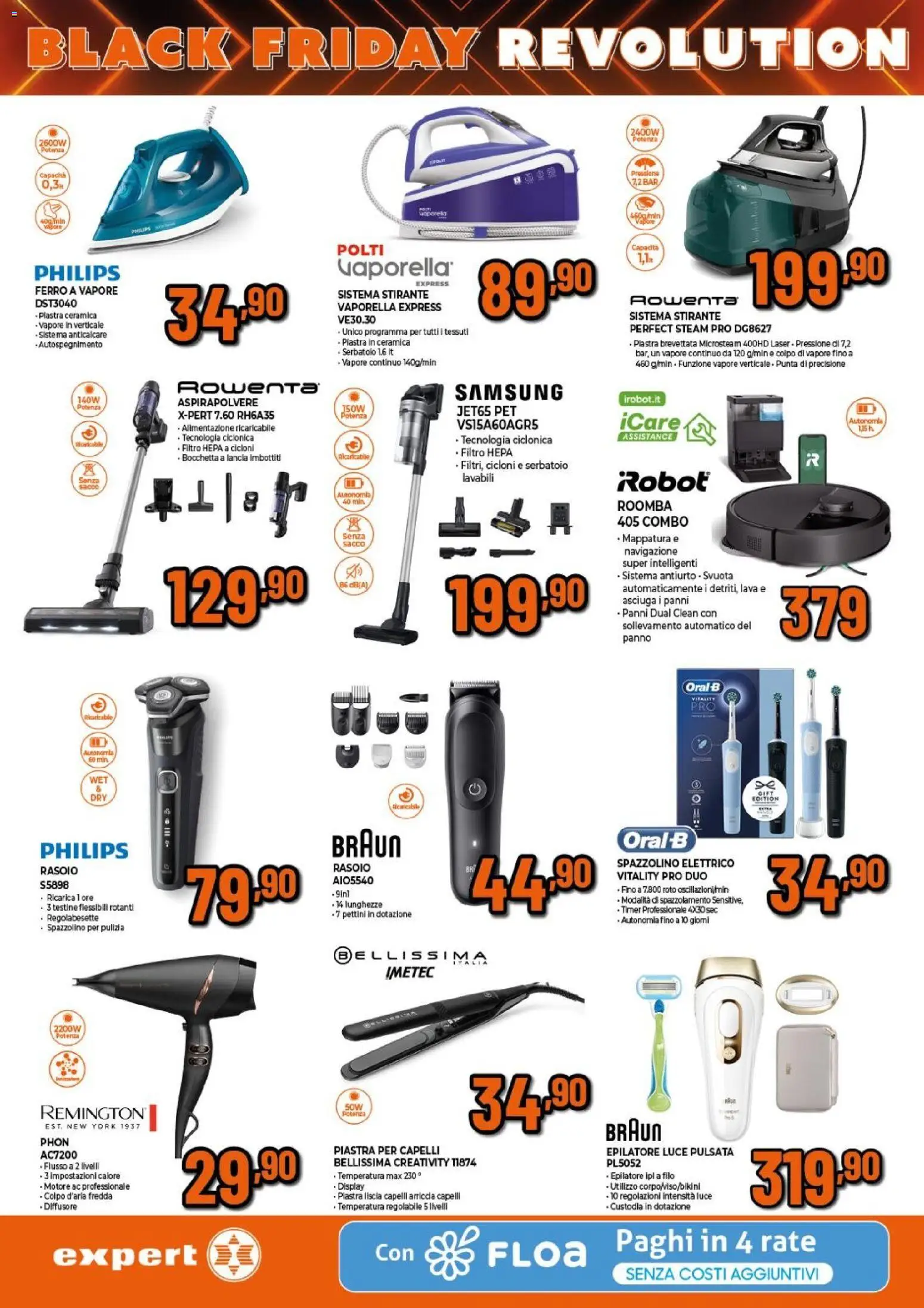 Volantino Expert del 17.11.2025 | Pagina: 11 | Prodotti: Rasoio, Aspirapolvere, Navigazione, Samsung