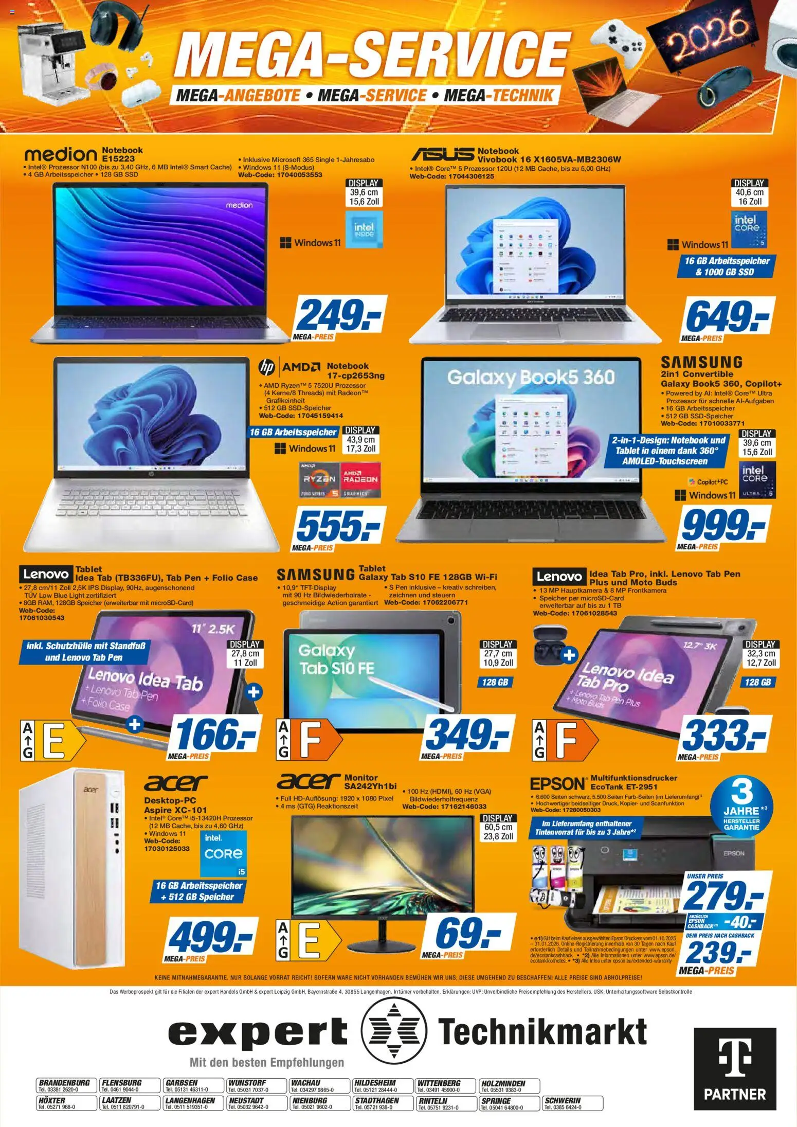 Expert  Aktuelle Beilage – gültig ab 02.01.2026 | Seite: 8