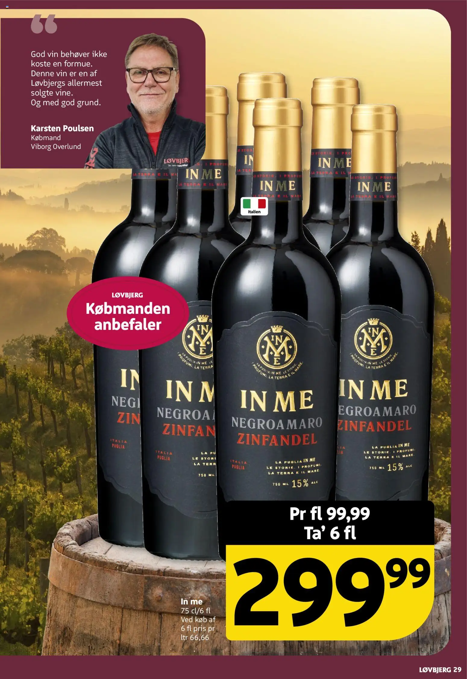 Løvbjerg tilbudsavis – gyldig fra 23.01.2026 | Side: 29 | Produkter: Vin, Is