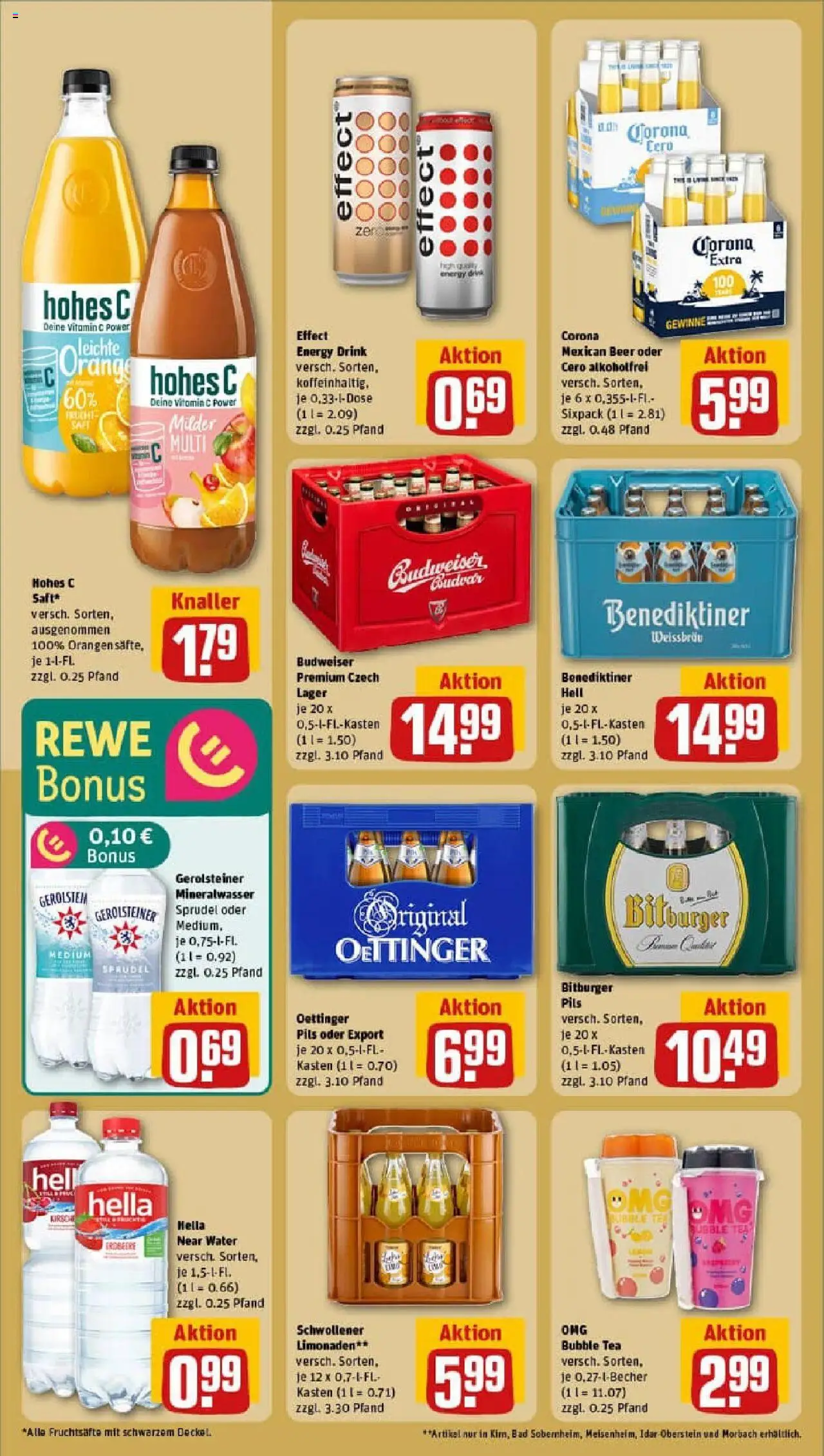 Rewe prospekt Morbach	 - gültig ab dem 06.07.2025 | Seite: 16 | Produkte: Bitburger, Orangen, Oettinger, Saft