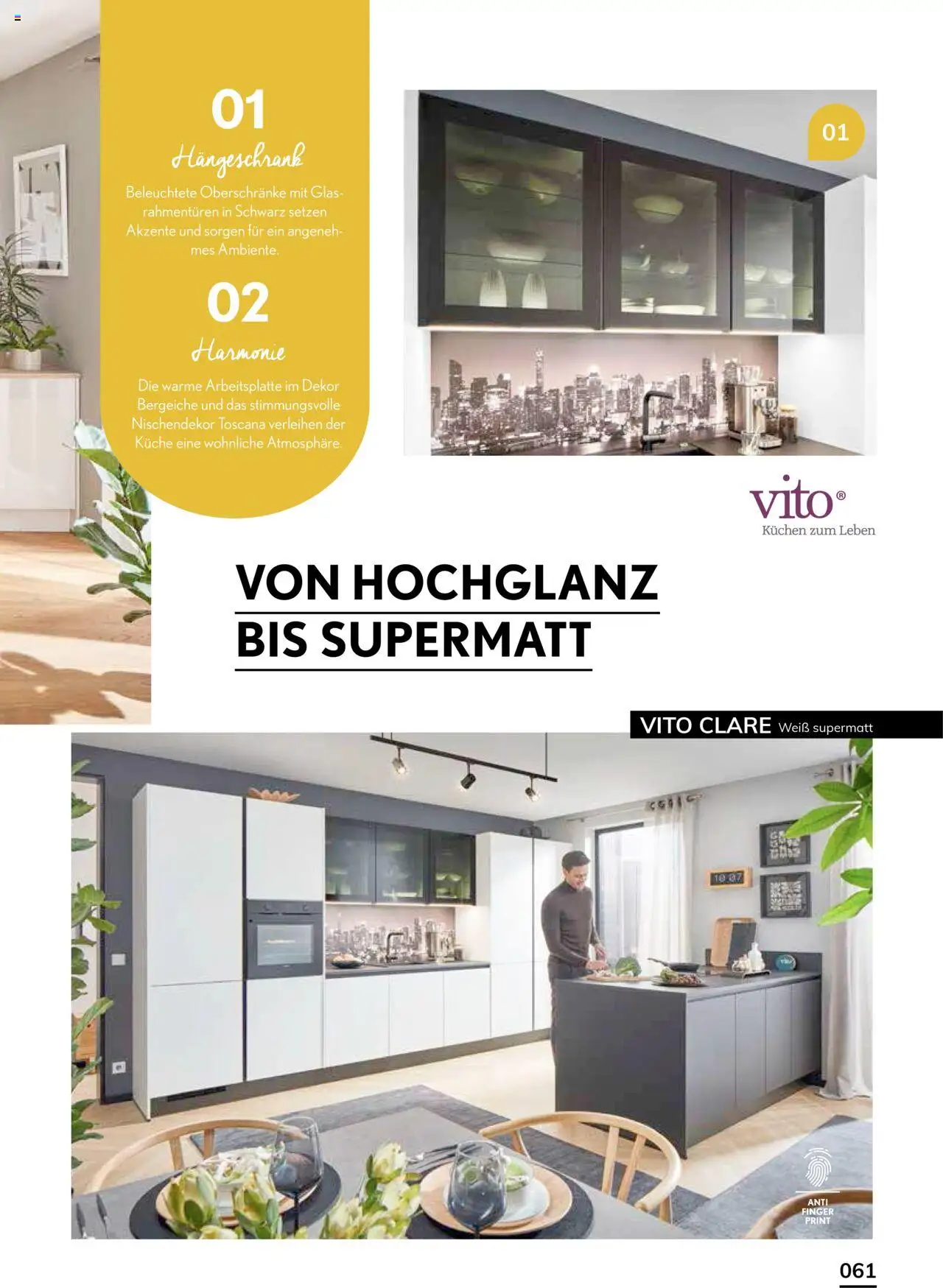 Ostermann Mondo Küchenmagazin – gültig ab 26.05.2025 | Seite: 61 | Produkte: Küche, Hängeschrank, Kuchen