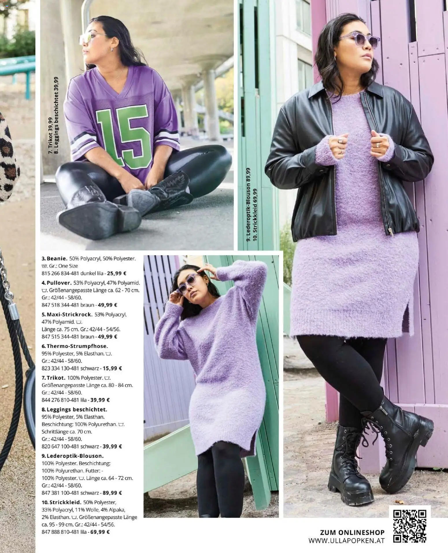 Ulla Popken akciós ujság - amely érvényes a következő dátumtól: 09.01.2026 | Oldal: 101 | Termékek: Leggings