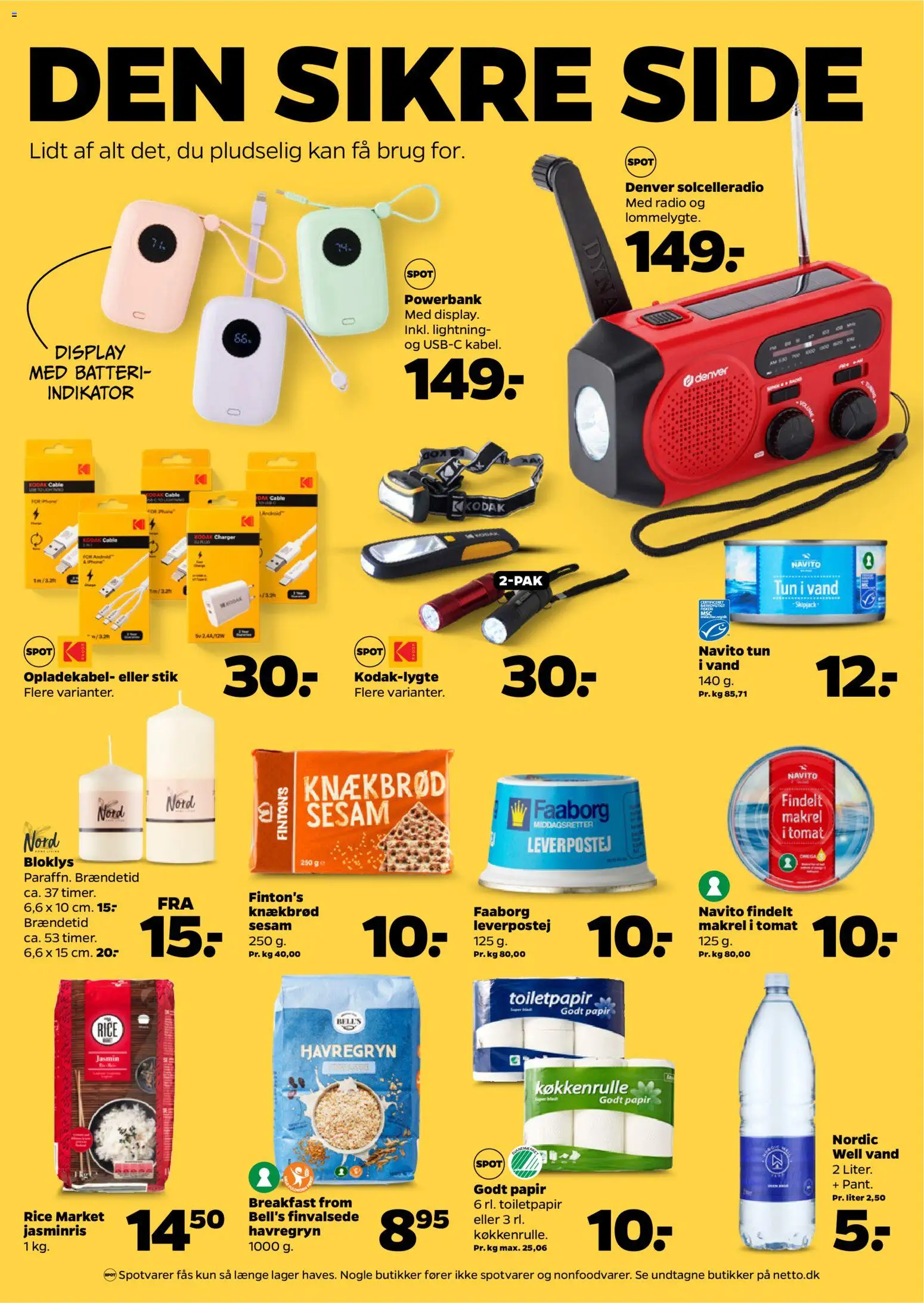 Netto tilbudsavis – gyldig fra 22.11.2025 | Side: 30 | Produkter: Paté, Powerbank, Havregryn, Stik