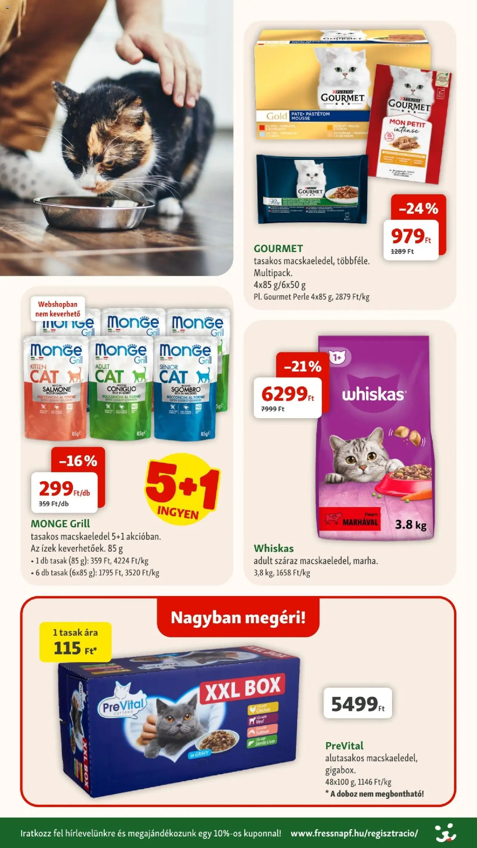 Fressnapf akciós ujság - amely érvényes a következő dátumtól: 08.01.2026 | Oldal: 8 | Termékek: Macskaeledel, Grill, Doboz, Pástétom