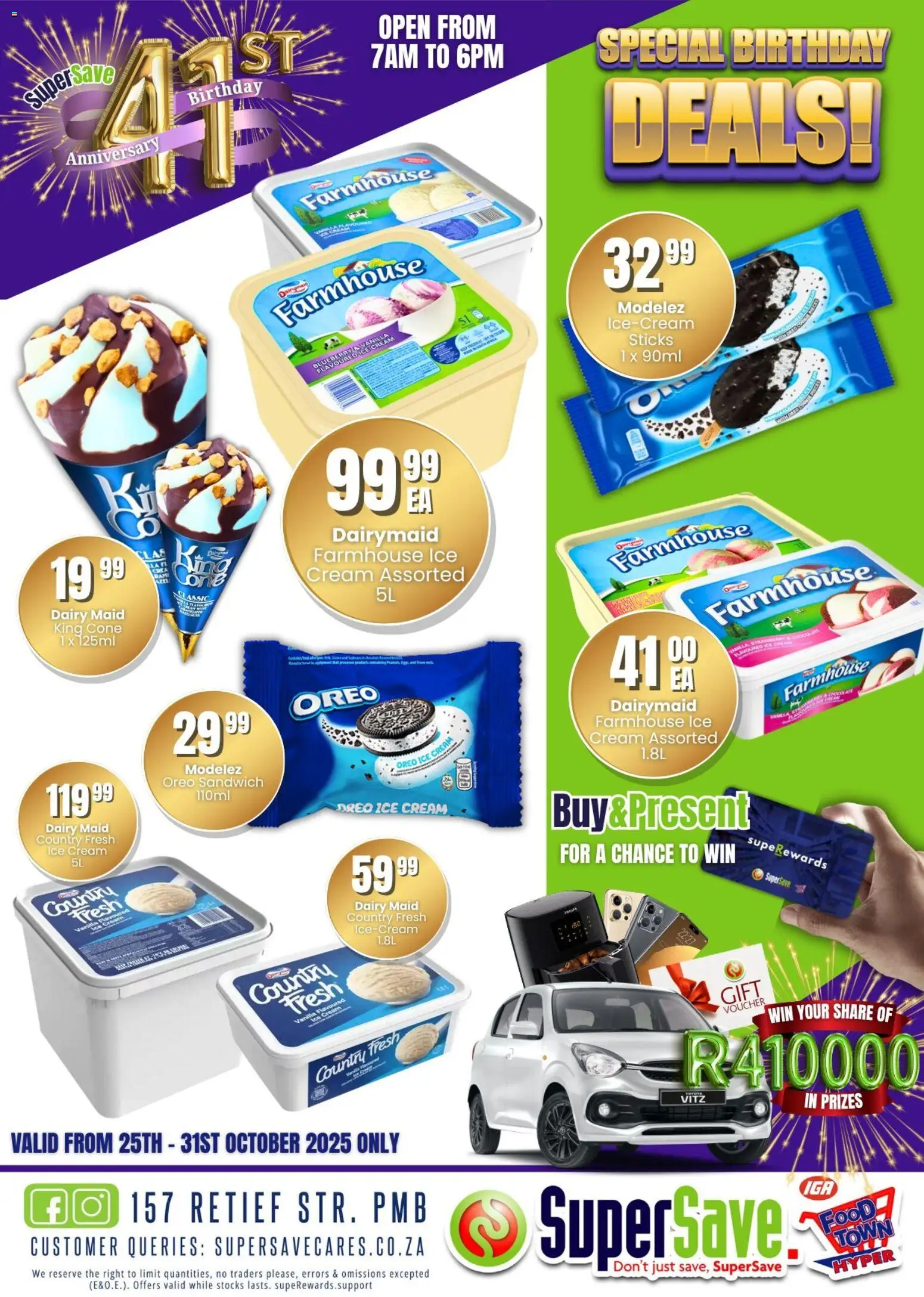 New Super Save catalogue – valid from 25.10.2025 | Page: 53 | Products: Cream, Ice cream