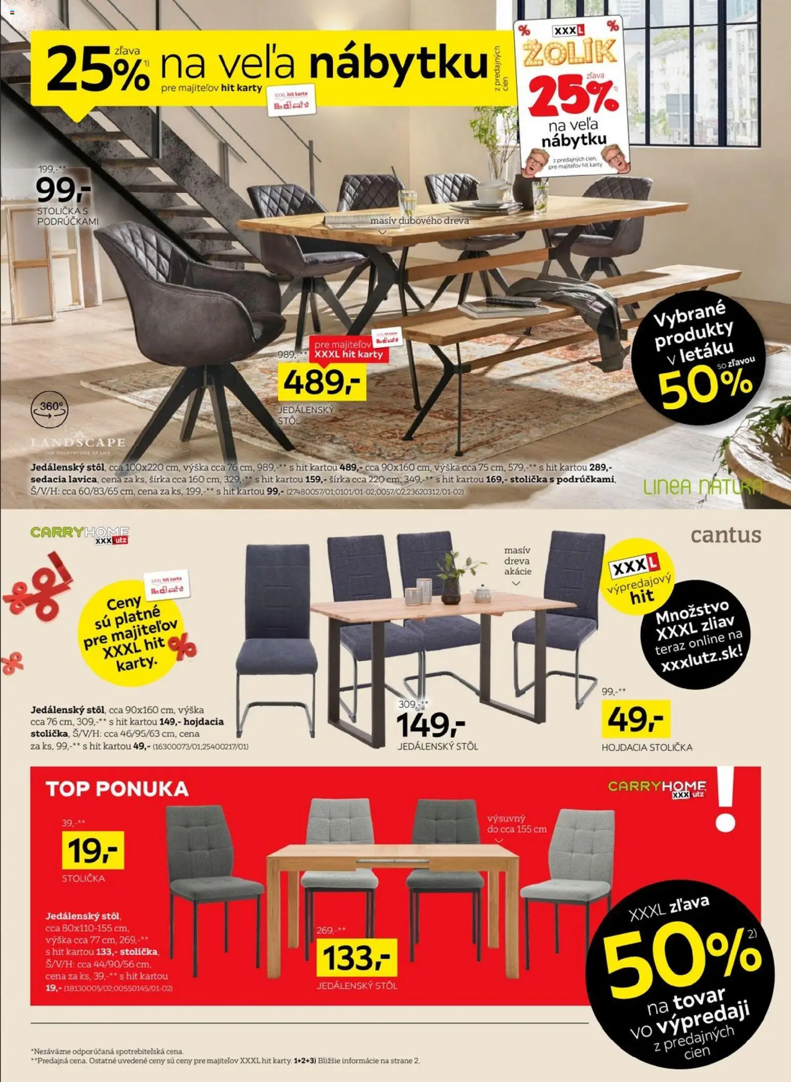 Nové XXXLutz akcie – leták je platný od 27.12.2025 | Strana: 9 | Produkty: Jedálenský stôl, Stôl, Stolička