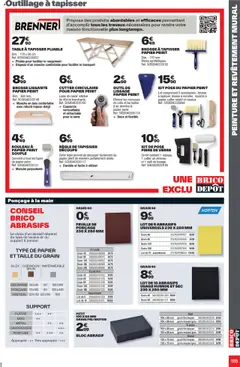  | Page: 185 | Produits: Règle, Brosse, Plâtre, Revêtement mural