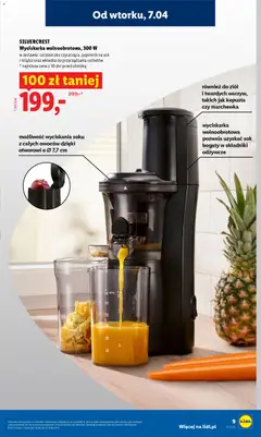 Pogląd oferty "Lidl Katalog" - ważna od 07.04.2026 | Strona: 11 | Produkty: Kapusta, Sok, Wyciskarka, Marchewka