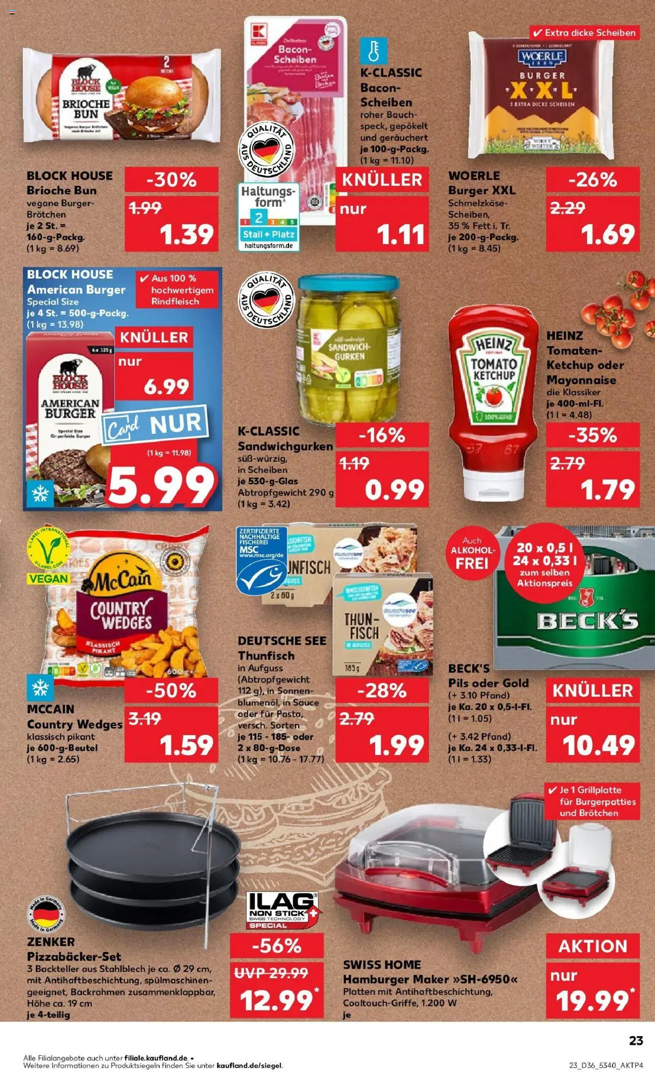 Kaufland prospekt Dreieich	 – gültig ab 07.09.2025 | Seite: 23 | Produkte: McCain, Fisch, Pizza, Rindfleisch
