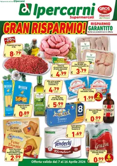 Anteprima del volantino Ipercarni volantino valido a partire dal 07.04.2026