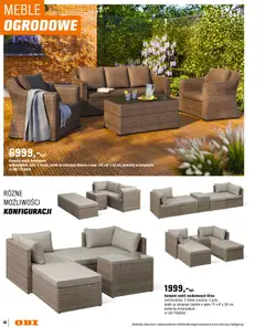 Pogląd oferty "OBI gazetka - Ogród" - ważna od 11.03.2026 | Strona: 18 | Produkty: Meble ogrodowe