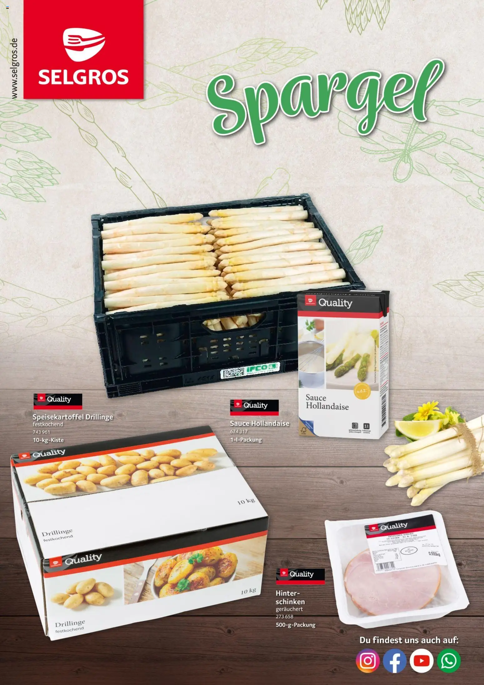 Selgros Spargelordersatzb – gültig ab 19.04.2026 | Seite: 1