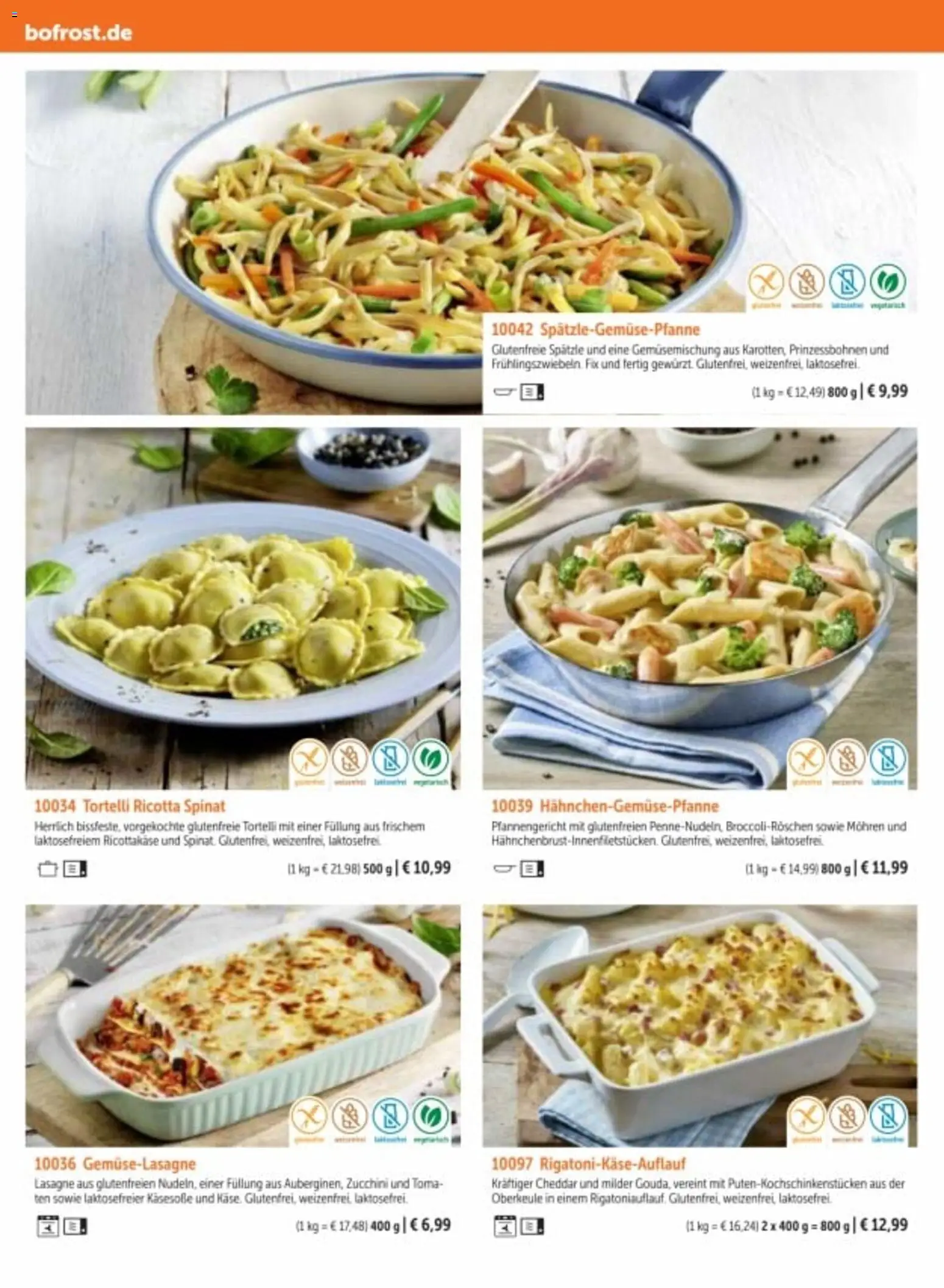 Bofrost Katalog – gültig ab 06.03.2026 | Seite: 136 | Produkte: Mohren, Zucchini