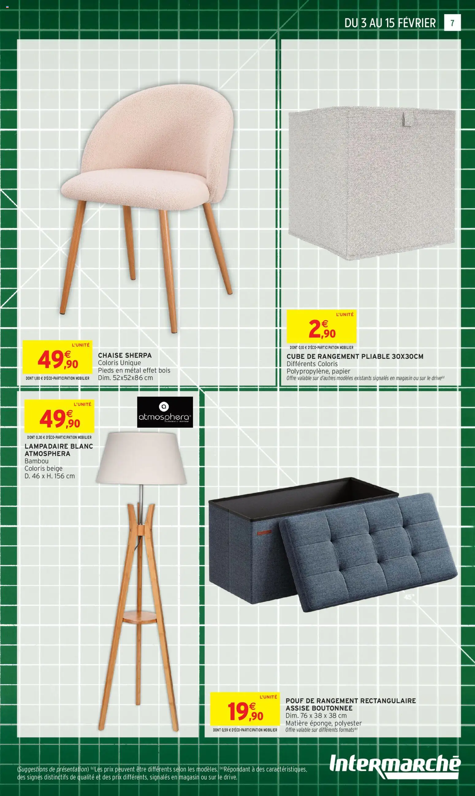 {H1} | Page: 7 | Produits: Lampadaire, Chaise