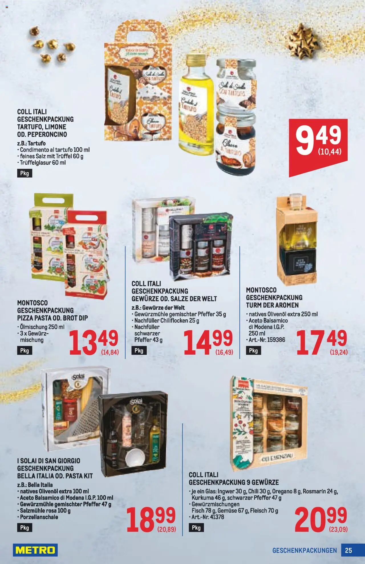 Metro  Deko & Geschenke gültig ab 16.10.2025 | Seite: 25 | Produkte: Gemüse, Chili, Brot, Fisch