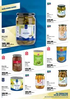 Metro katalog  - pregled Metro kataloga - važi od 02.04.2026 | Strana: 8 | Proizvode: Krastavac, Sušeni paradajz, Kukuruz, Paradajz