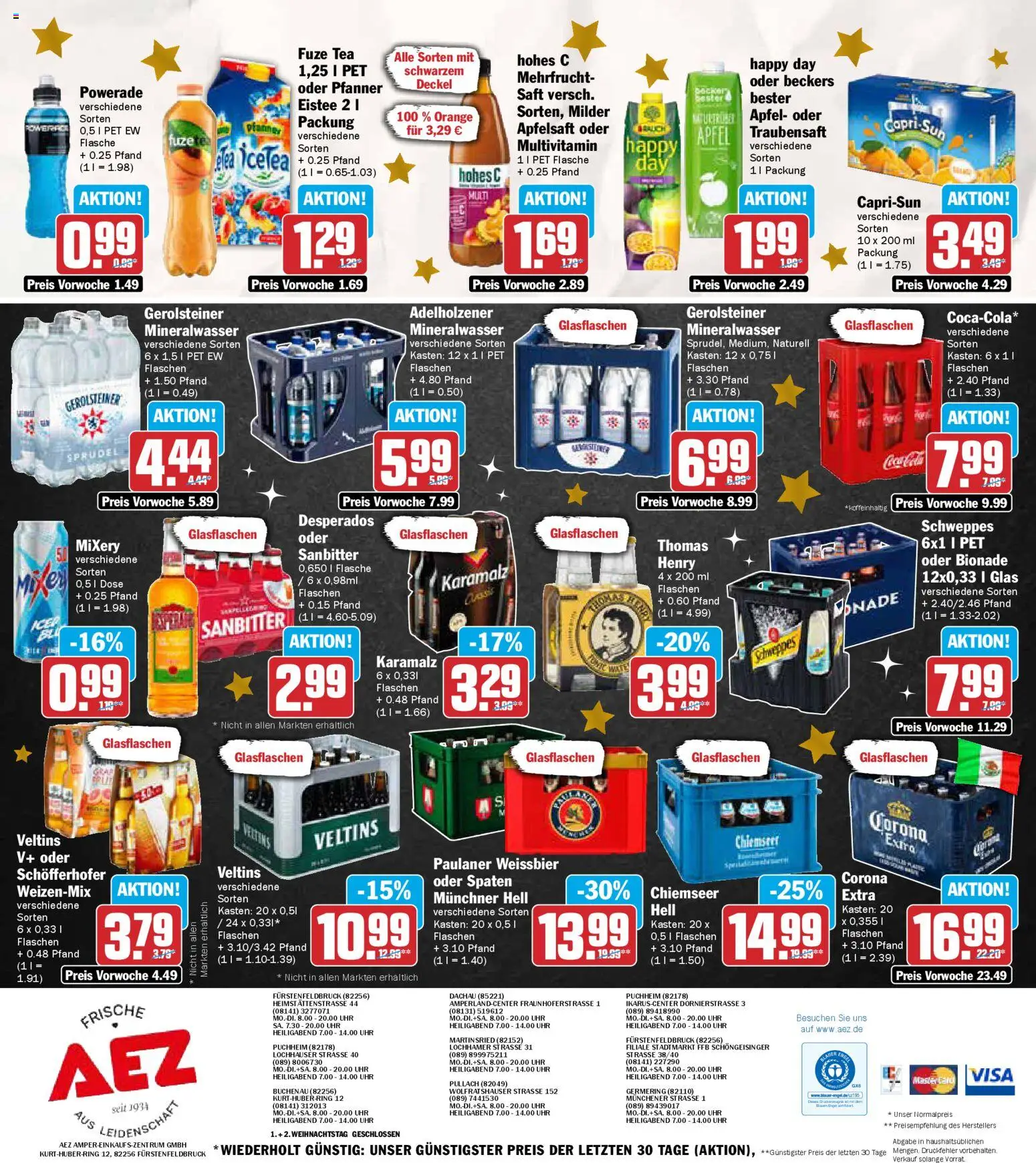 AEZ Prospekt 	 – gültig ab 22.12.2025 | Seite: 20 | Produkte: Äpfel, Saft, Veltins, Gerolsteiner