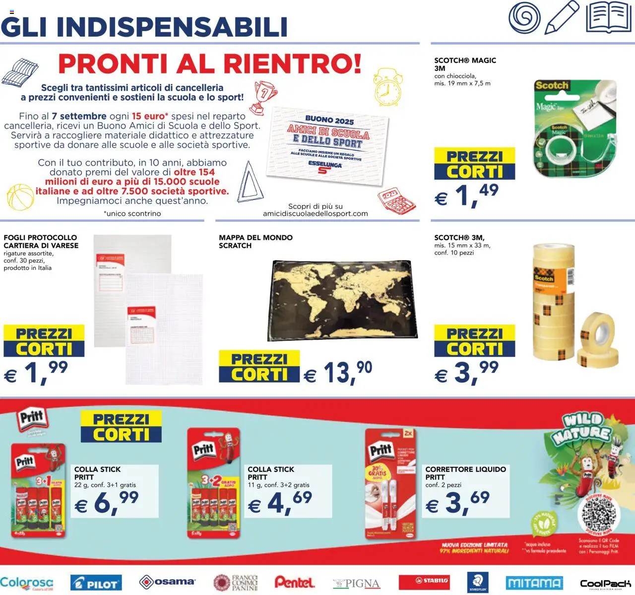 Volantino Esselunga S del 25.08.2025 | Pagina: 13 | Prodotti: Colla, Correttore