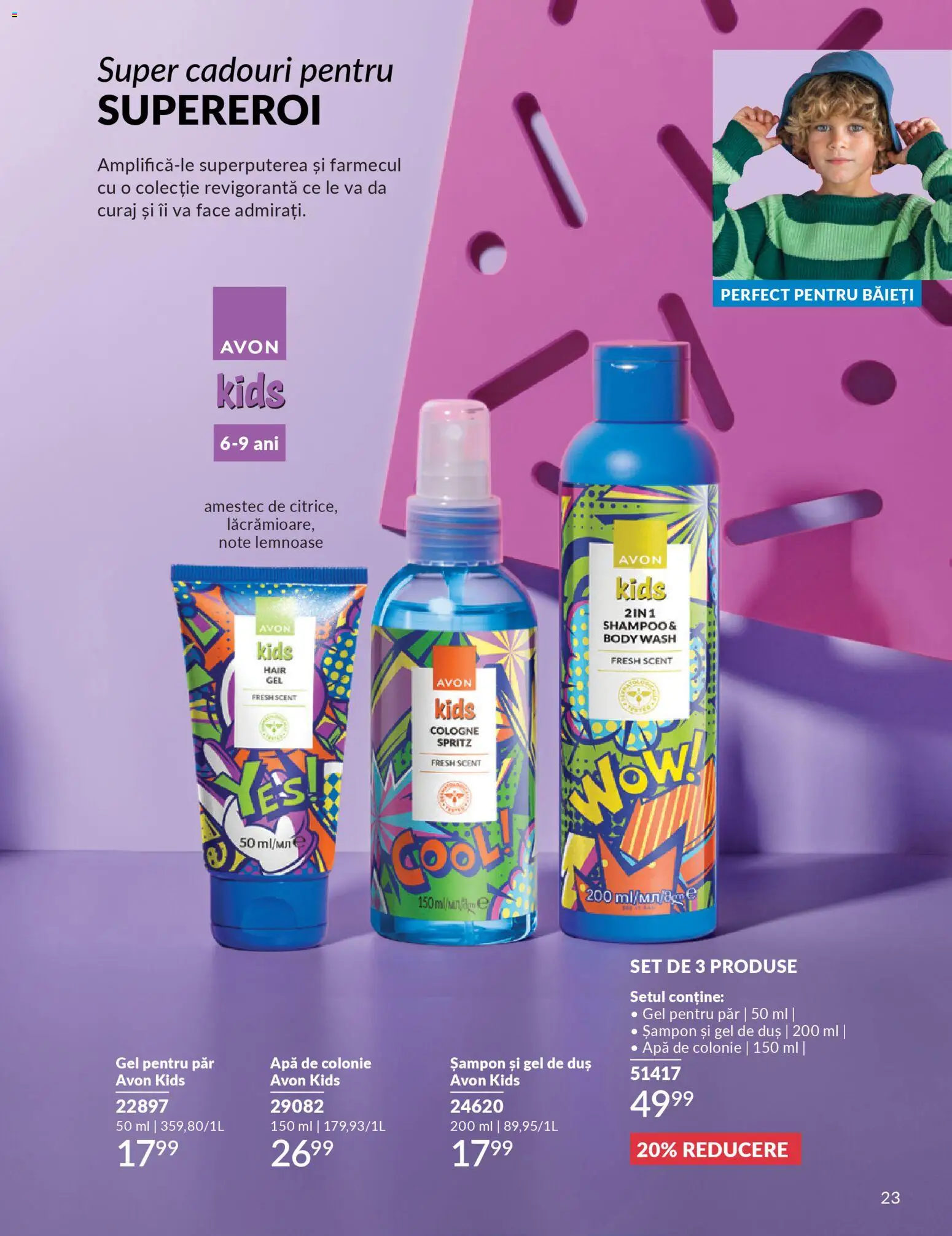 Noul catalog Avon – valabil de la 01.03.2026 | Pagină: 205 | Produse: Body, Duș, Gel de duș, Apă