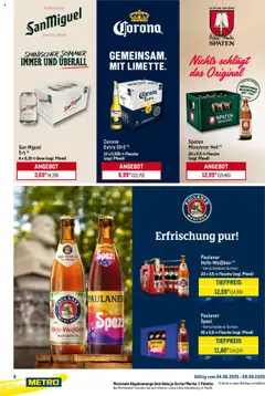 Metro Starke Marken - gültig ab dem 04.08.2025 | Seite: 8 | Produkte: Paulaner spezi, Paulaner