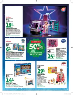 Auchan - Prévisualisation de Auchan - La fabuleuse mission de Noël dans votre super valide à partir de 28.10.2025 | Page: 3 | Produits: Enceinte, Bijoux, Vêtements, Figurines