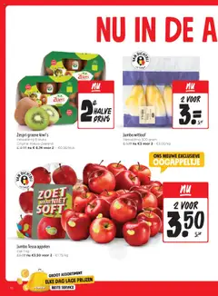 JUMBO folder / publicité - Voorbeeld van een folder van JUMBO, geldig van 22.10.2025 | Pagina: 10 | Producten: Appelen, Zak, Kiwi's