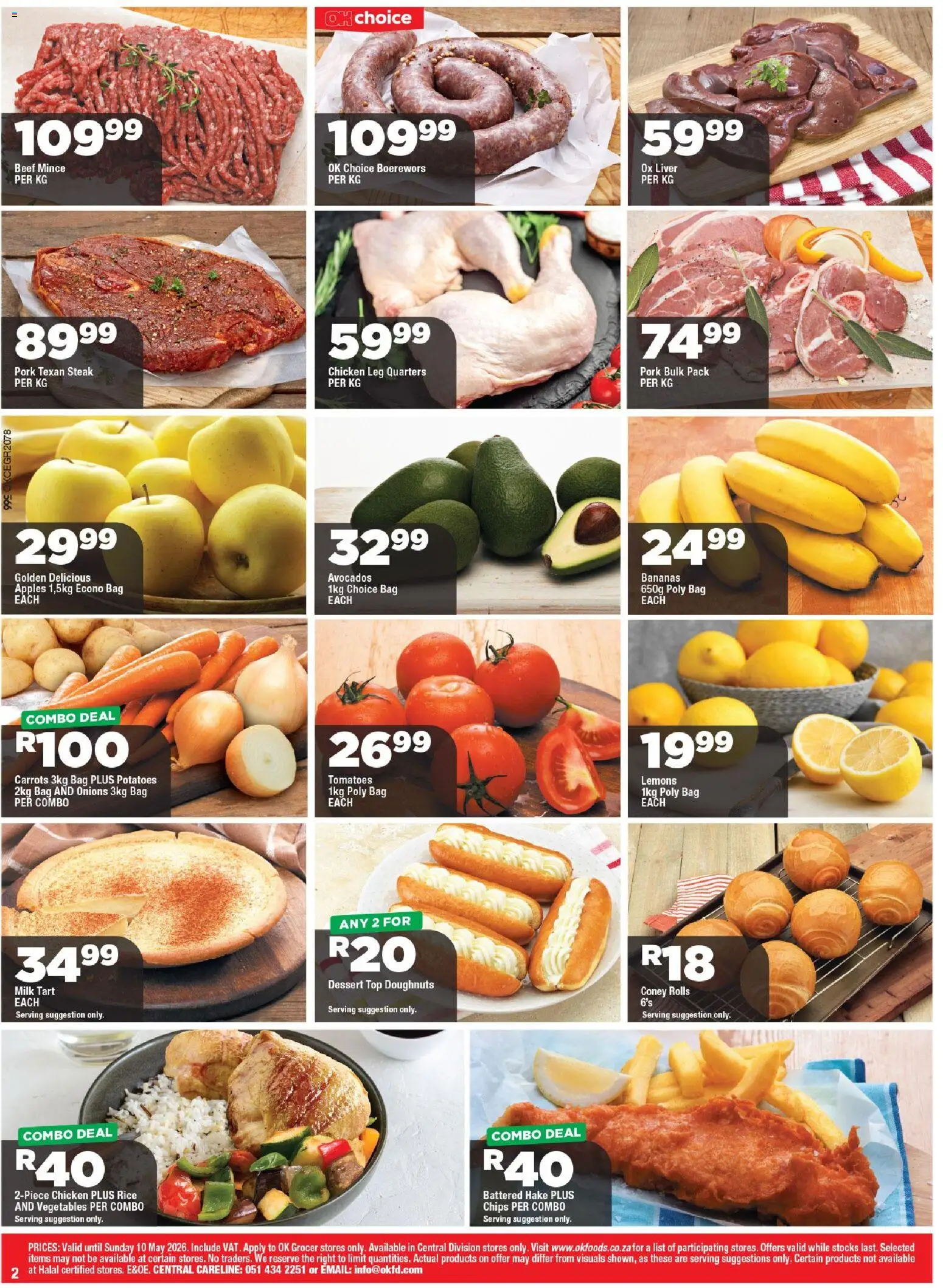 New OK Foods catalogue – valid from 24.04.2026 | Page: 2 | Products: Drone, Tomatoes, Avocados, Potatoes