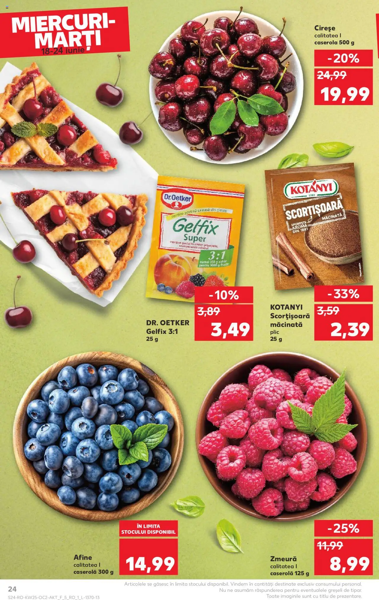 Kaufland RO akciós ujság - amely érvényes a következő dátumtól: 18.06.2025 | Oldal: 24