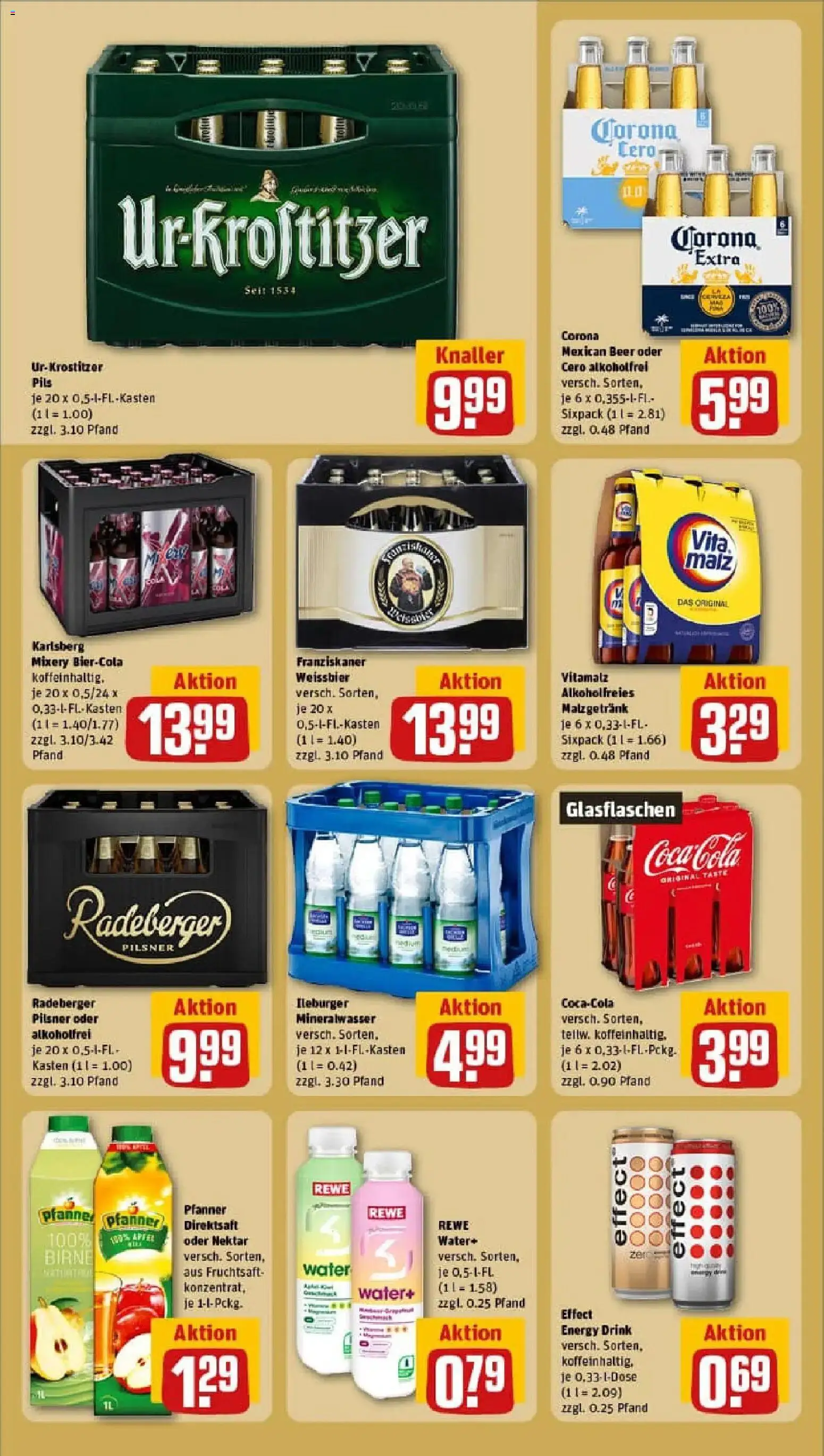 Rewe prospekt Leipzig / Lößnig	 – gültig ab 29.12.2025 | Seite: 20 | Produkte: Energy, Weißbier, Mineralwasser, Radeberger pilsner