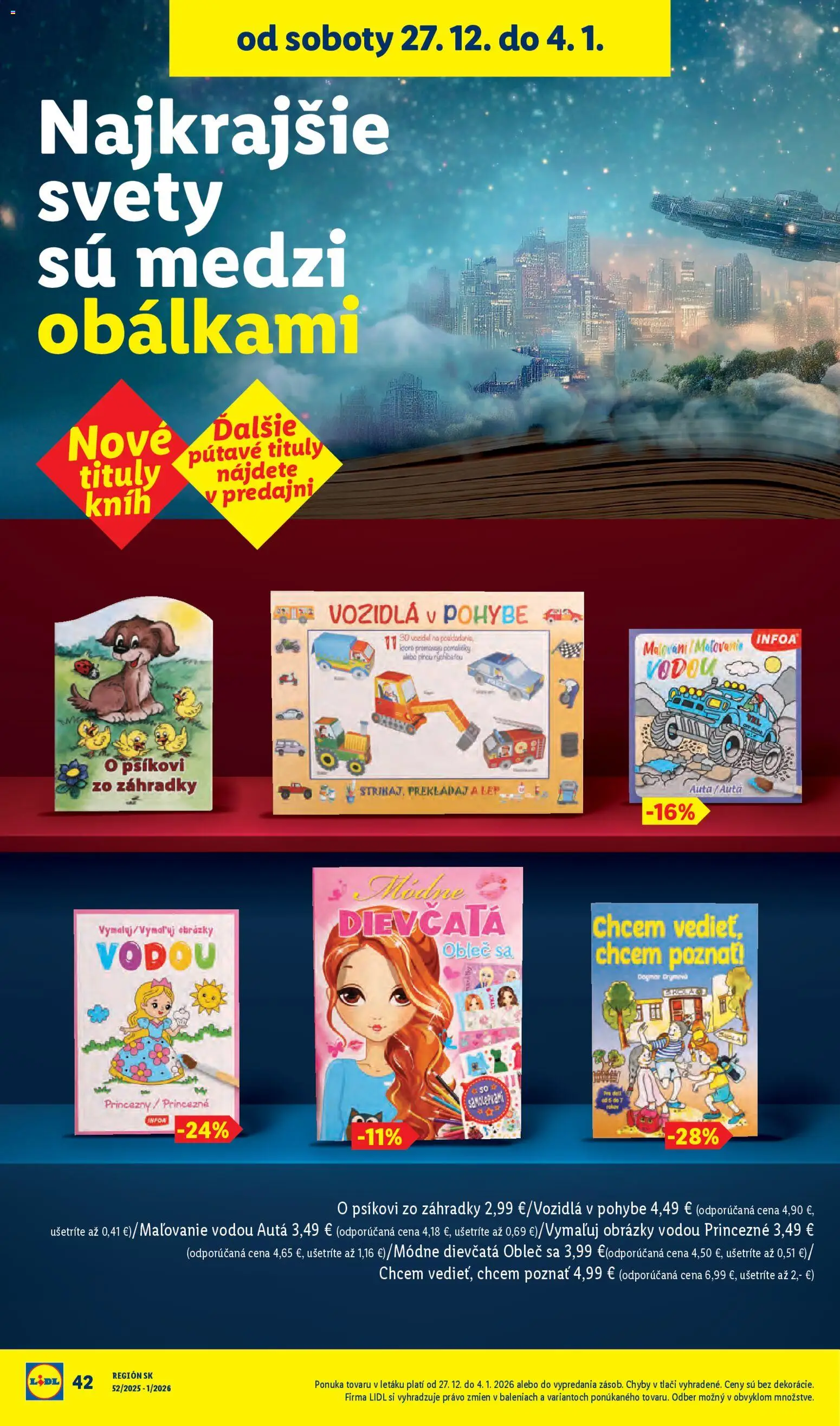 Nové Lidl akcie – leták je platný od 02.01.2026 | Strana: 46 | Produkty: Kniha