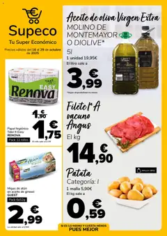 Vista previa Supeco folleto válido desde el 16.10.2025