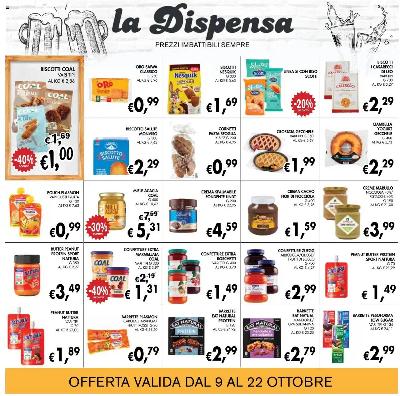 Volantino Coal del 09.10.2025 | Pagina: 17 | Prodotti: Riso, Mandorle, Pistacchi, Cacao