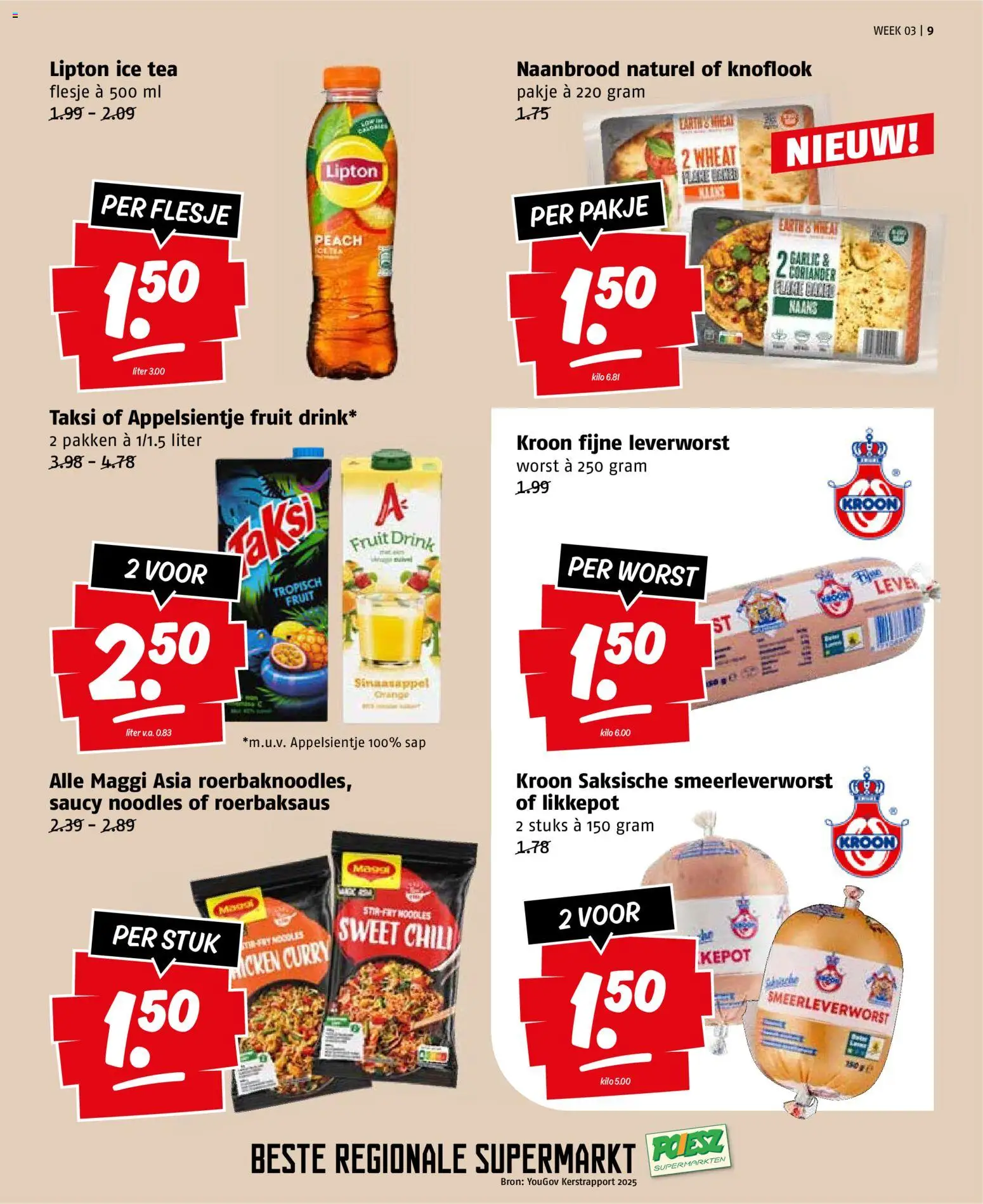 {H1} | Pagina: 9 | Producten: Sap, Worst, Fruit, Knoflook