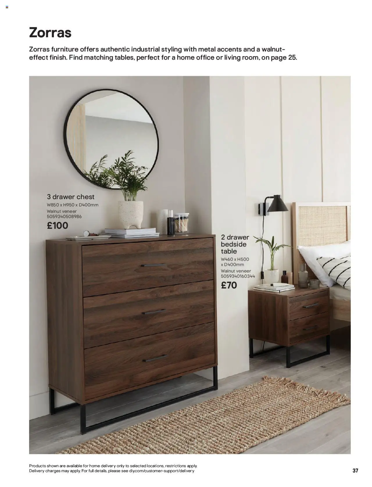  | Page: 37 | Products: Table, Drawer chest, Bedside table