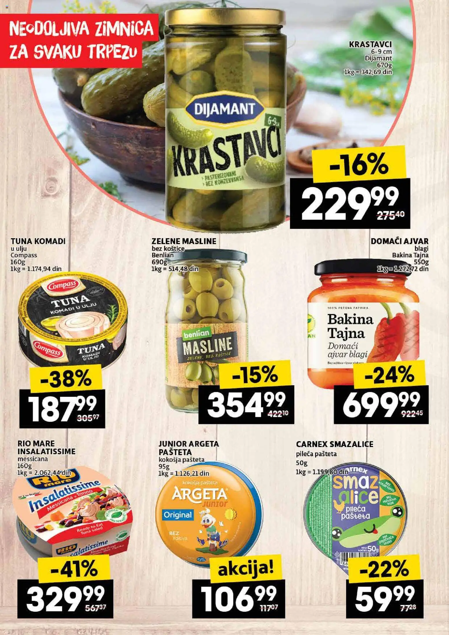 Roda katalog - važi od 13.11.2025 | Strana: 16 | Proizvode: Masline, Ajvar, Rio mare, Pašteta