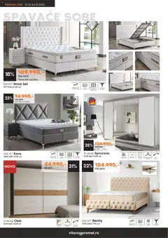 Vitorog akcija praznični popusti  - pregled Vitorog kataloga - važi od 01.11.2025 | Strana: 6 | Proizvode: Krevet